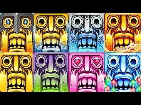Temple Run 2 All 4 Maps Full Screen | Sky Summit | Blazing Sands | Spooky Summit | Frozen Shadows