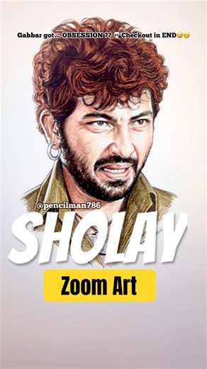 Sholay Gabbar’s Craziest Obsession 🤯 Comic Twist You Didn’t See Coming | Zoom Art #Sholay #ZoomArt