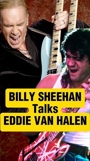 Eddie Van Halen by Billy Sheehan Guitar Meets Bass #vanhalen #80s #classicrock