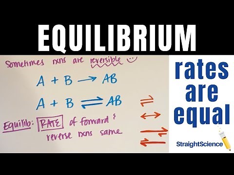 Chemical Equilibrium - RATE of Forward and Reverse Reactions are the Same