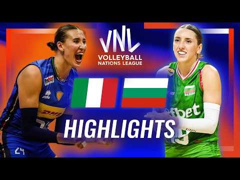 Italy 🇮🇹 vs. Bulgaria 🇧🇬 - Highlights | Week 1 | Women's VNL 2026