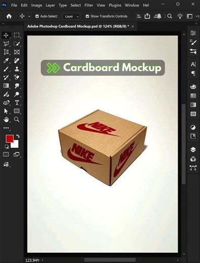 Cardboard Mockup | Adobe Photoshop | Tips and Tricks