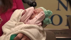 The Busby quintuplets were born here & will always be family. Watch 2 of the Busby quintuplets leave with mom and dad. | The Woman's Hospital of Texas
