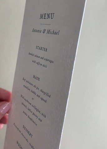 Wedding Menu Cards With Name, Letterpress and Digital Print. Menu Card With Place Card, Personalised, Dinner Menu, Wedding Breakfast Menu - Etsy