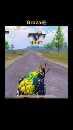 Groza sound test in PUBG mobile new season 10m to 300m #pubgbattlegrounds #pubgmesports #pubgm