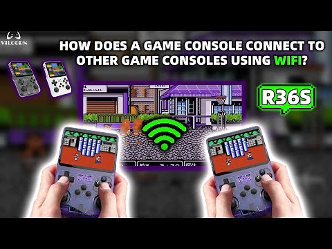 R36S Handheld Game Console | How to set up WIFI | Two-player battle