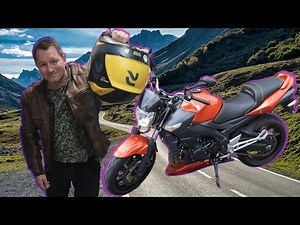 Motorcycle exam course with commentary