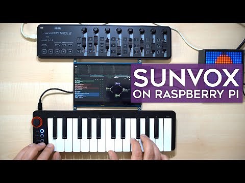 SUNVOX modular synth on Raspberry Pi