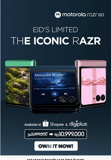 Motorola Razr 60: Desain Ikonik dan Elegan