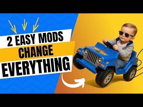 Power Wheels Steering Upgrade - and Speed Control!