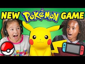 KIDS REACT TO NEW POKÉMON GAME! (Let's Go Pikachu)