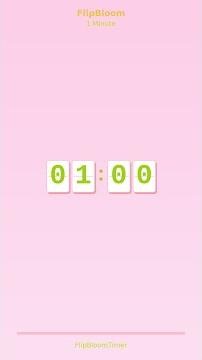 1 Minute Flip Clock Timer 🌸 #Shorts | FlipBloom