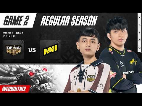 DEWA vs NAVI | Regular Season Week 2 Day 1 | Game 2 | #MPLIDS17