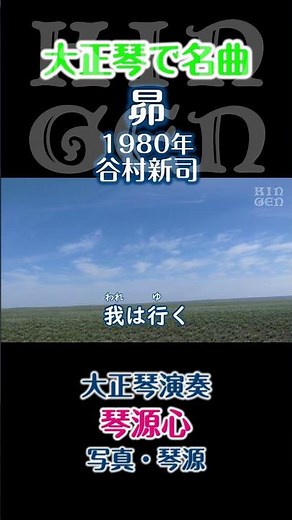 【大正琴】昴(歌詞あり) 演奏：琴源心 #大正琴 #shortsvideo #shorts #short