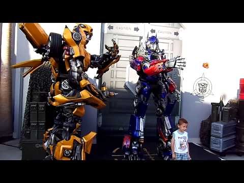 Interactive Talking Optimus Prime, Bumblebee Together HD (VERY RARE) Universal Studios Hollywood HD
