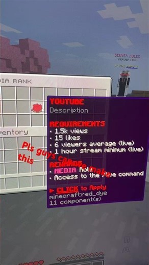 Pls guys can we make this #minecraft #server #dynamic #edit