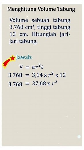 MENGHITUNG VOLUME TABUNG