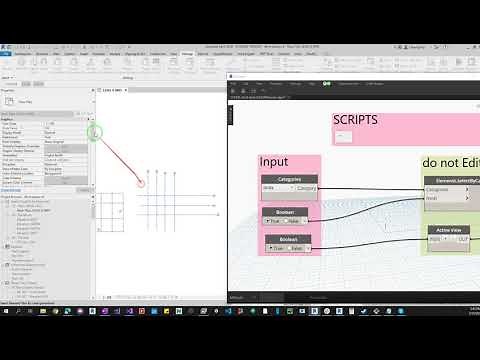 Guide Grid 3D to 2D Dynamo Revit