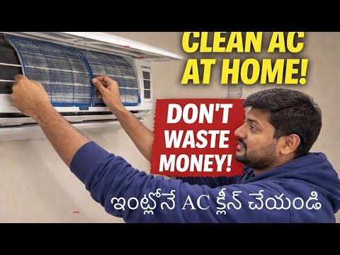 Clean Your AC Filter at Home | Simple AC Cleaning Tutorial #hyderabad #summer
