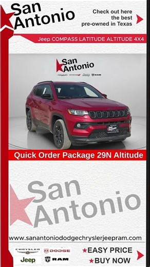 New 2026 Jeep COMPASS LATITUDE ALTITUDE 4X4