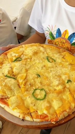“You’re so quiet. What’s on your mind?” 🤤🤤🤤 #themangoislandcafe #guimaras #merienda #mangopizza | The Mango Island Café