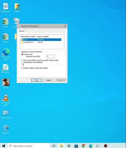 Delete confirmation in pc 🖥️ #educational #inspiration #shorts