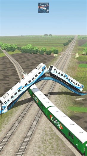 Nabrak Dikit Gak Ngaruh #train #automobile #keretaapi #viral #railway #shorts #fyp #kereta #reels