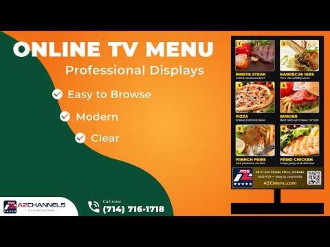 AZCHANNELS — AZCMENU CLOUDBASE SMART, SEAMLESS, AND TRULY PROFESSIONAL TV MENUS