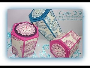 How to make a hexagonal shaped box at any size - Tutorial -