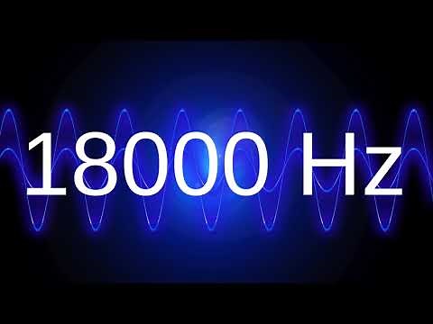 18000 Hz clean pure sine wave TEST TONE 18 khz frequency