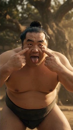Size doesn't matter when you're this fast #kungfu #sumo