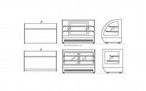 Cake Display Case - Free CAD Drawings