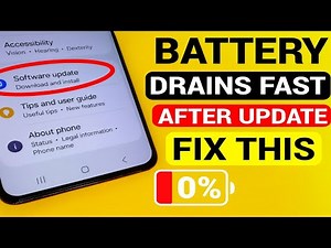 Phone Battery Draining After Update? Here’s the Real Fix