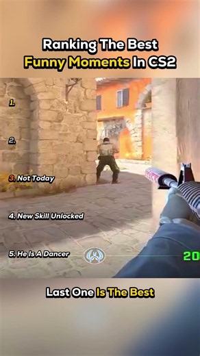 Top 5 The Best Funny Moments In CS2 😂 #cs2 #csgo #cs2moments #cs2memes #shorts