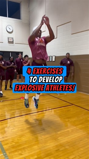 Looking To Develop Explosive Athletes? Try These Exercises! 💥🔥 🎯 Explosiveness isn’t just about jumping higher, it’s about how quickly you can produce force, absorb force, and reapply it. These four exercises are staples for building powerful, elastic, and game-ready athletes. 1️⃣ Pogos Forward Pogos train ankle stiffness and reactive strength. Stay tall, minimize ground contact, and think quick off the ground. This builds the foundation for sprint speed and jumping power. 2️⃣ Power Skips Pow