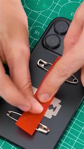 Amazing Phone Hack With Safety Pin | DIY iPhone Trick