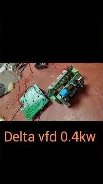 #delta vfd input connection video very important