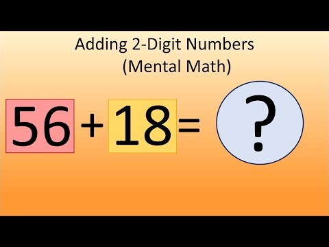 Adding 2-digit numbers | Mental math