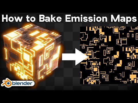 How to Bake Emission Maps (Blender Tutorial)