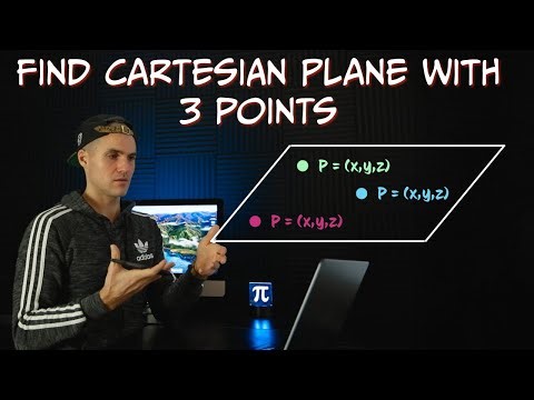 Math 1229 (Western University) - Find Cartesian Plane with 3 Points