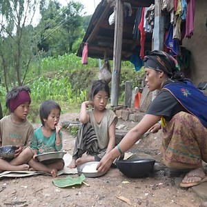 Sweet Family Lifestyle in the montain #everyone #followforfollowback #follow #cooking #cooking | Villager Lifestyle