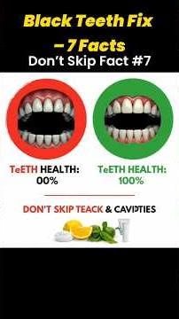 7 Shocking Facts That Cause Black Teeth & Cavities | Fix Tooth Decay Naturally