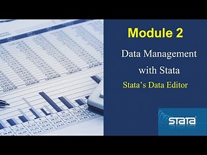 Using the #Stata's Data Editor