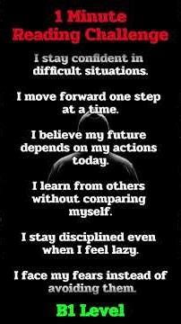 Reading Challenge – Read Fast | B1 Level