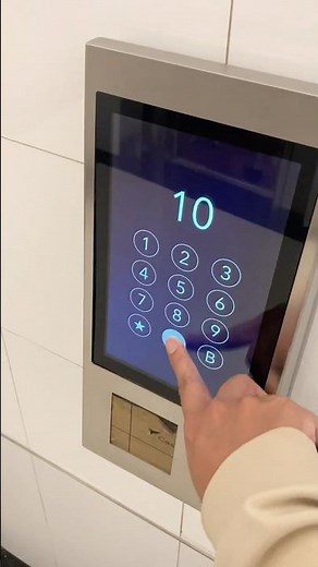 Hitachi DFRS/FIBEE Destination Despatch - Using Call Station (Regular SG) 日立 エフアイビー エレベーター #shorts