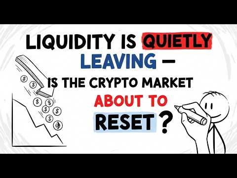 Liquidity Is Quietly Leaving — Is the Crypto Market About to Reset