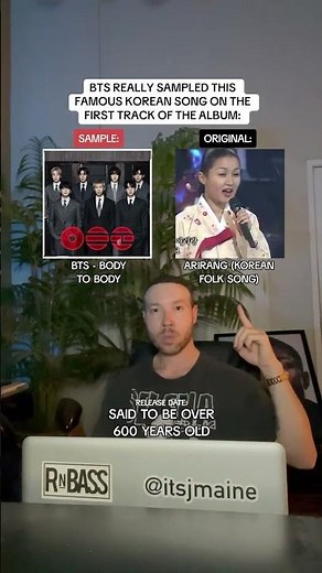 This Is The Song BTS Sampled In “Body To Body” Off ARIRANG #shorts #bts #arirang