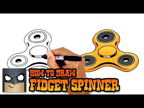 How to Draw Fidget Spinner | Drawing Tutorial