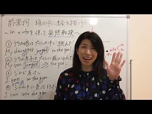 【前置詞⑲】inとintoの違い