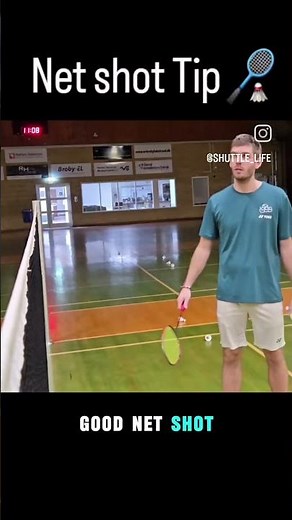 Badminton Net Shot Tip
